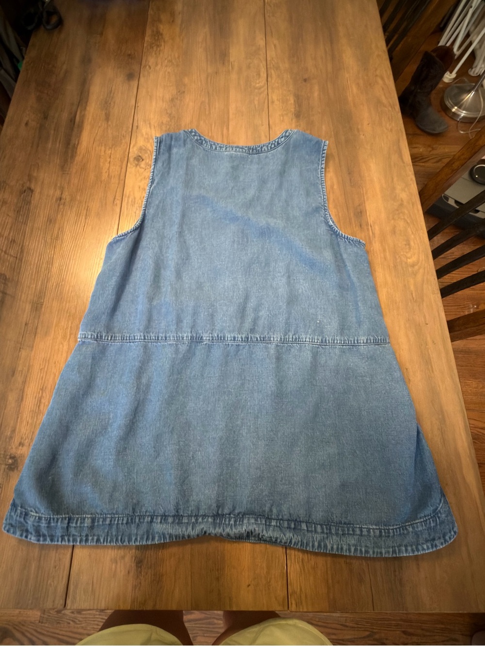 Denim tunic tank top - Picture 2 of 3
